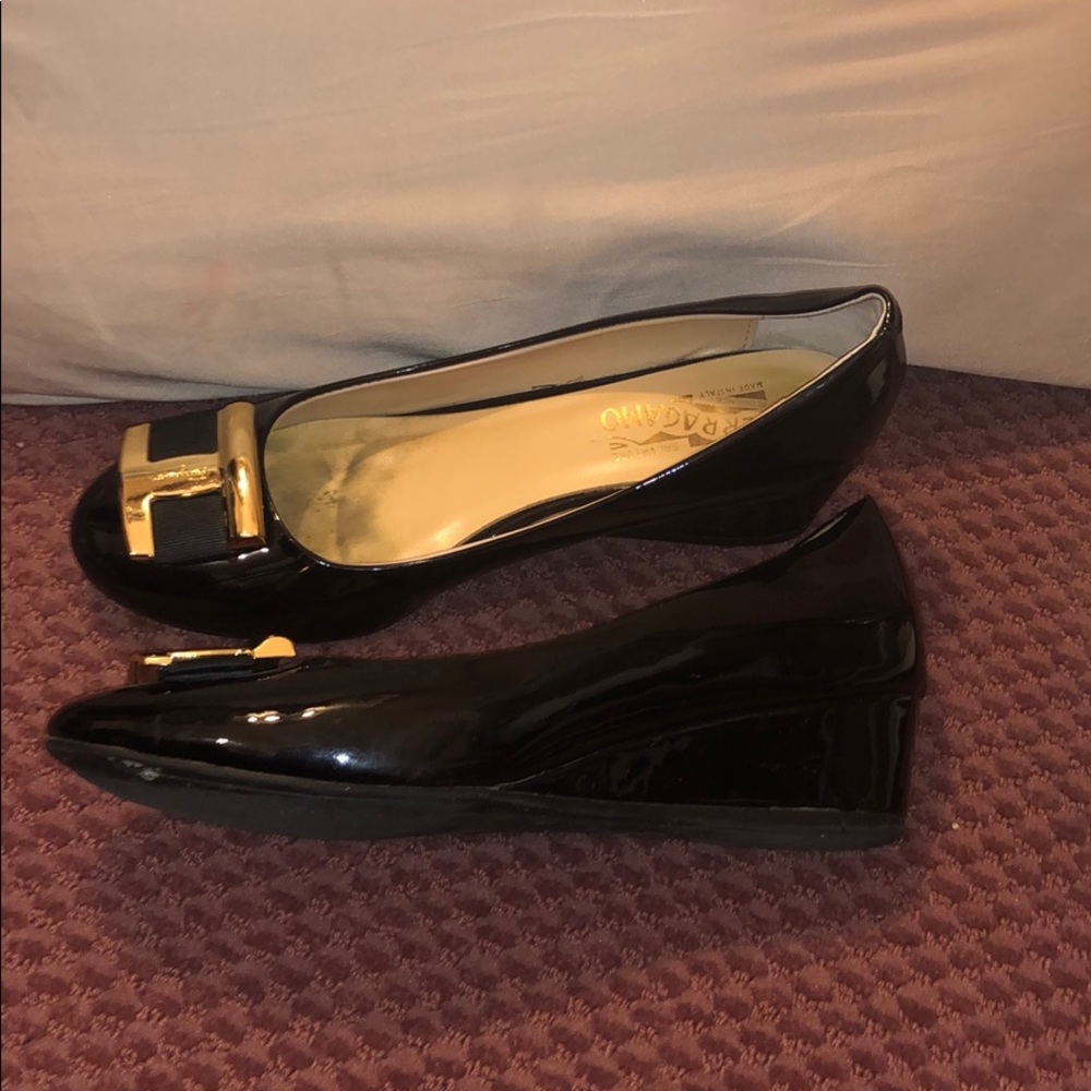 Ferragamo wedge shoes